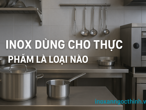 🍽️ Inox Dùng Cho Thực Phẩm Là Loại Nào An Toàn Nhất? – Giải Đáp Từ Chuyên Gia